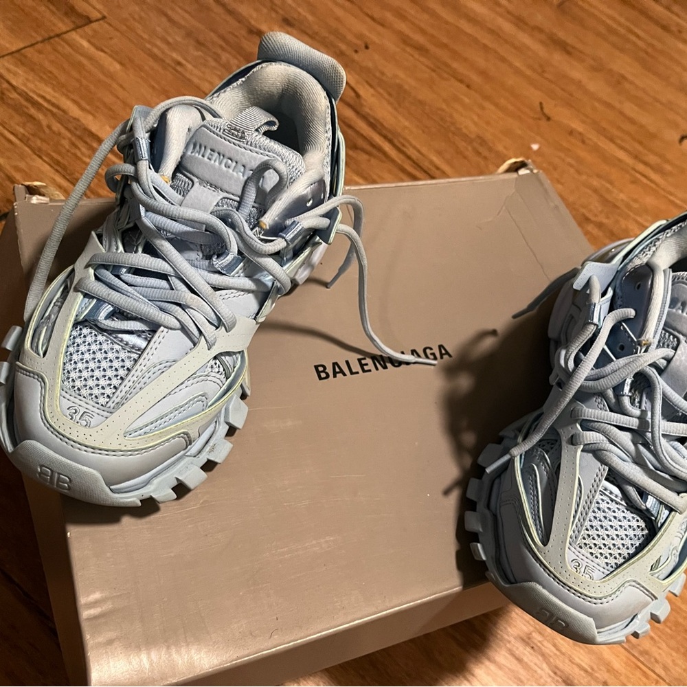 Balenciaga Blue Sneakers Technical Design